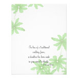 Green Daisies Wedding Charity Card Personalized Invitation