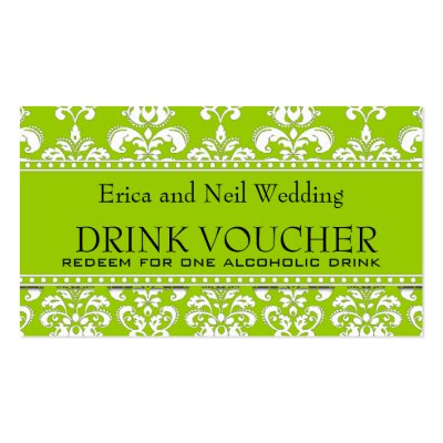 Drinks Voucher Template