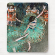 Green Dancer (Danseuse Verte) Edgar Degas Mousepad