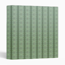 GREEN DECORATIVE PATTERN BINDER