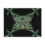 GREEN DIAMOND BRACELET EFFECT POSTCARDS