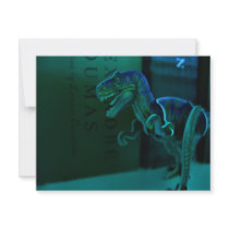 Green Dino Personalized Invitations