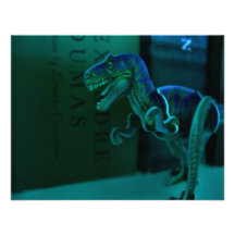 Green Dino Personalized Invitations