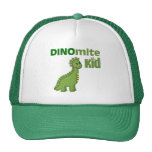 Green Dinosaur Dinomite Kid Mesh Hat