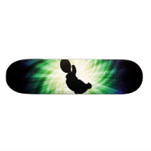 Green Dirt Bike Custom Skate Board