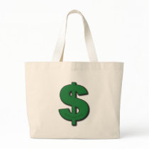 Green Dollar Sign Bag