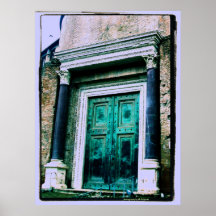 Green Door..photography by JB Originals Print