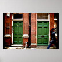 Green Doors, Bishop Lane [Print]