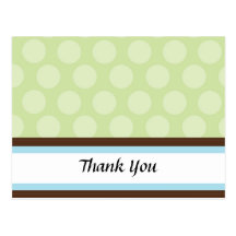 Green dot Postacard Postcard