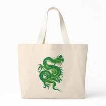 green.dragon tote bag
