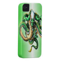Green Dragon iPhone 4/4s Mate ID Case iPhone 4 Case-Mate Case