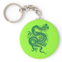 green.dragon key chain