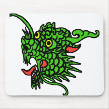 Green Dragon Mousepad