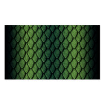 Green Dragon Scales Business Card Template
