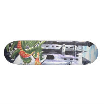 green dragon skateboard deck