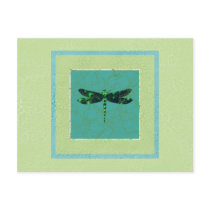 Green Dragonfly Post Cards