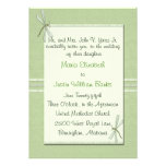 Green Dragonfly Wedding Invitation