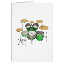 Green Drum Kit: