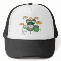 Green Drum Kit: