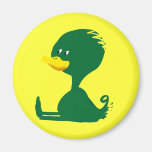 Green ducky fridge magnet