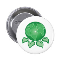 Green Earth Buttons