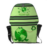 Green Earth Environmental Frog Rickshaw Bag Courier Bag