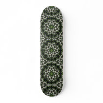 Green Earth Photo Mandala Skate Board