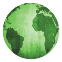 Green Earth Stickers