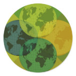 Green Earths Round Sticker