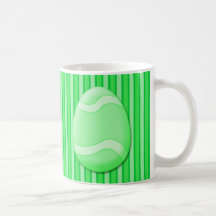 Green Easter Egg Colouring Cup Mug