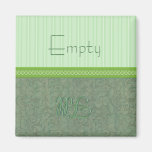 Green Empty Fill Dishwasher Magnet