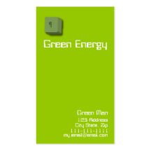 Green Energy Business Cards