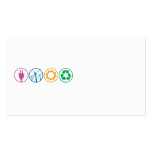 Green Energy Symbols business cards