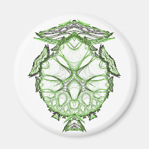 Green Envy Fridge Magnet