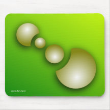 Green espace tapis de souris