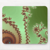 Green Expresso Swirl - Mousepad mousepads