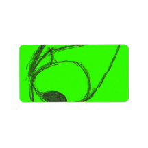 Green Eye Address Label