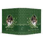 Green Eyed Calico Kitten 2 Inch Binder