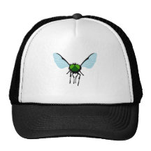 Green-eyed Fly Mesh Hats