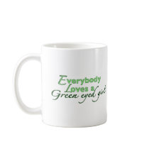 Green Eyed Girl Coffee Mugs