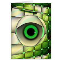 Green Eyed Monster Card