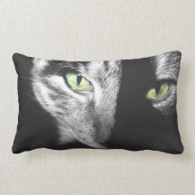 Green Eyed Monster Pillow