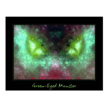 Green-Eyed Monster Post Card