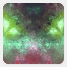 Green-eyed Monster Square Sticker