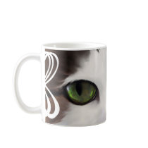 Green Eyes Coffee Mugs