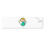 Green Fairy Bumper Sticker