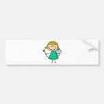 Green Fairy Bumper Sticker