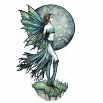 Green Fairy Photo Sculpture by Molly Harrison