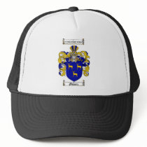 GREEN FAMILY CREST -  GREEN COAT OF ARMS MESH HAT