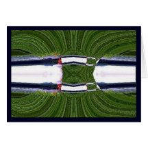 Green Fields Greeting Card